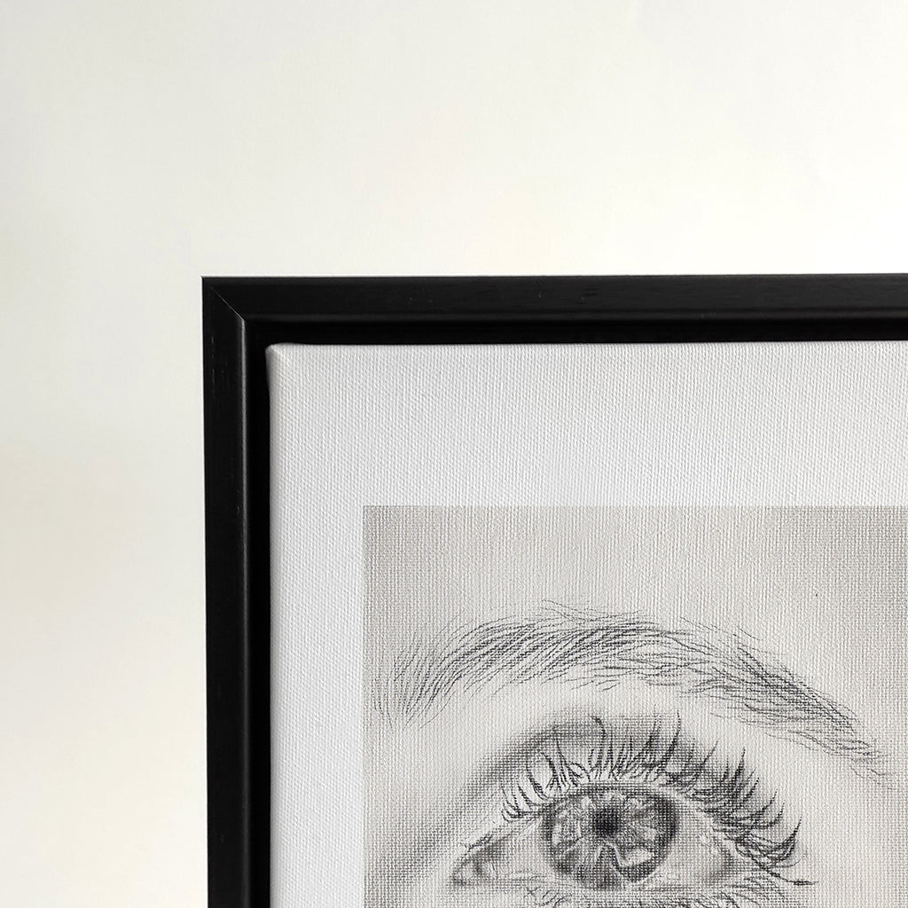 Look at me N.002 - Framed Canvas
