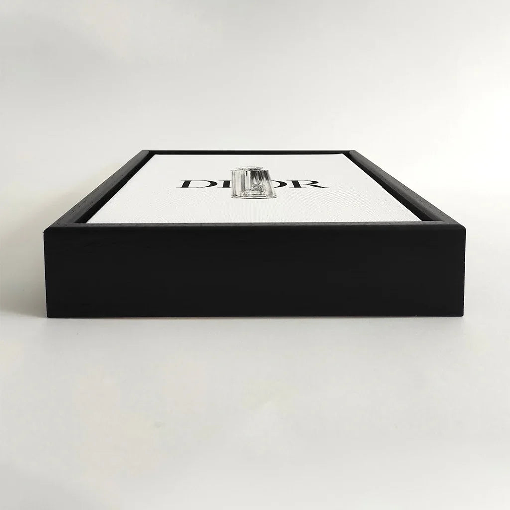 Monochrome Luxury N.002 - Framed Canvas - Veronica Colanero