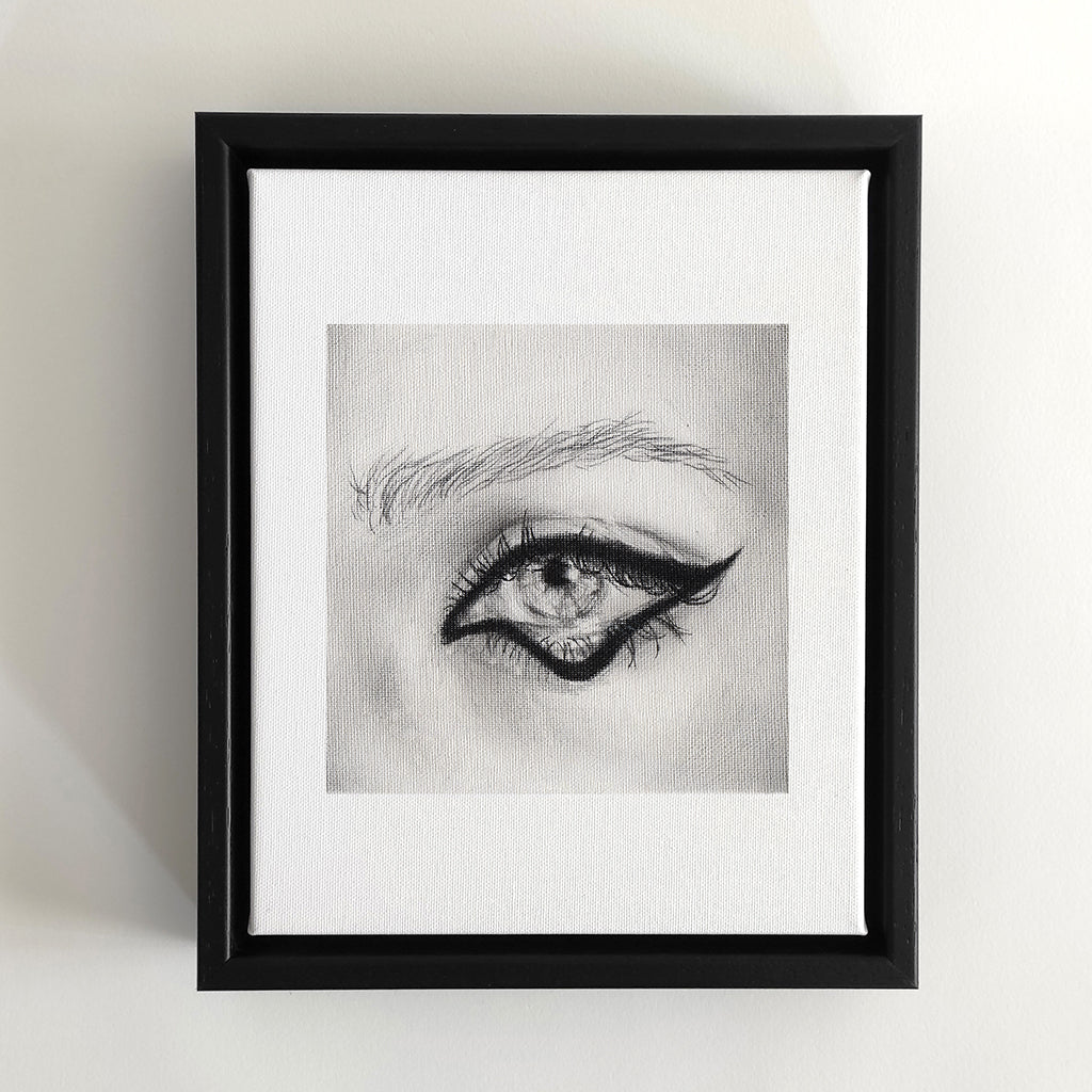 Look at me - N.003 Framed Canvas