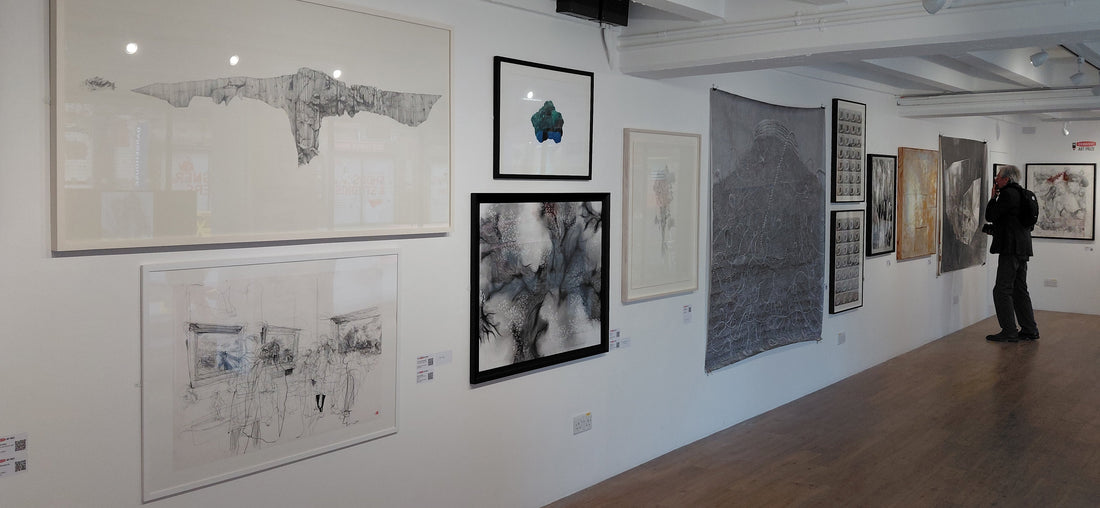 Interior view of the Oxo Gallery during the Derwent Art Prize 2026 exhibition in London