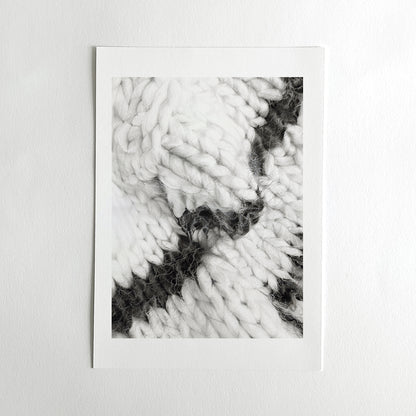 The Silence of Wool N.001 - Giclée Art Print 310 gsm textured paper - Veronica Colanero
