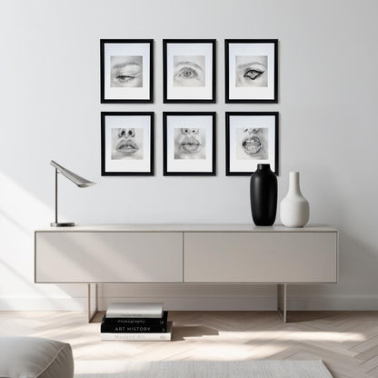 Talk to me N.002 - Framed Canvas