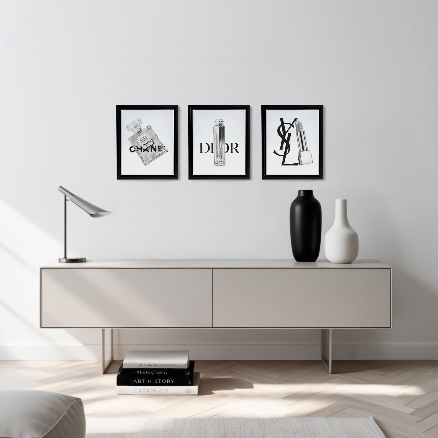 Monochrome Luxury N.002 - Framed Canvas