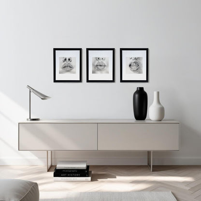 Talk to me N.002 - Framed Canvas