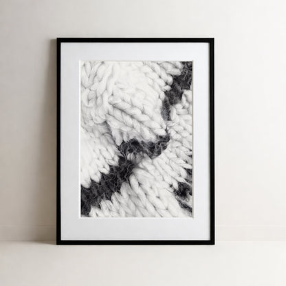 The Silence of Wool  N.001 - Framed Art Print