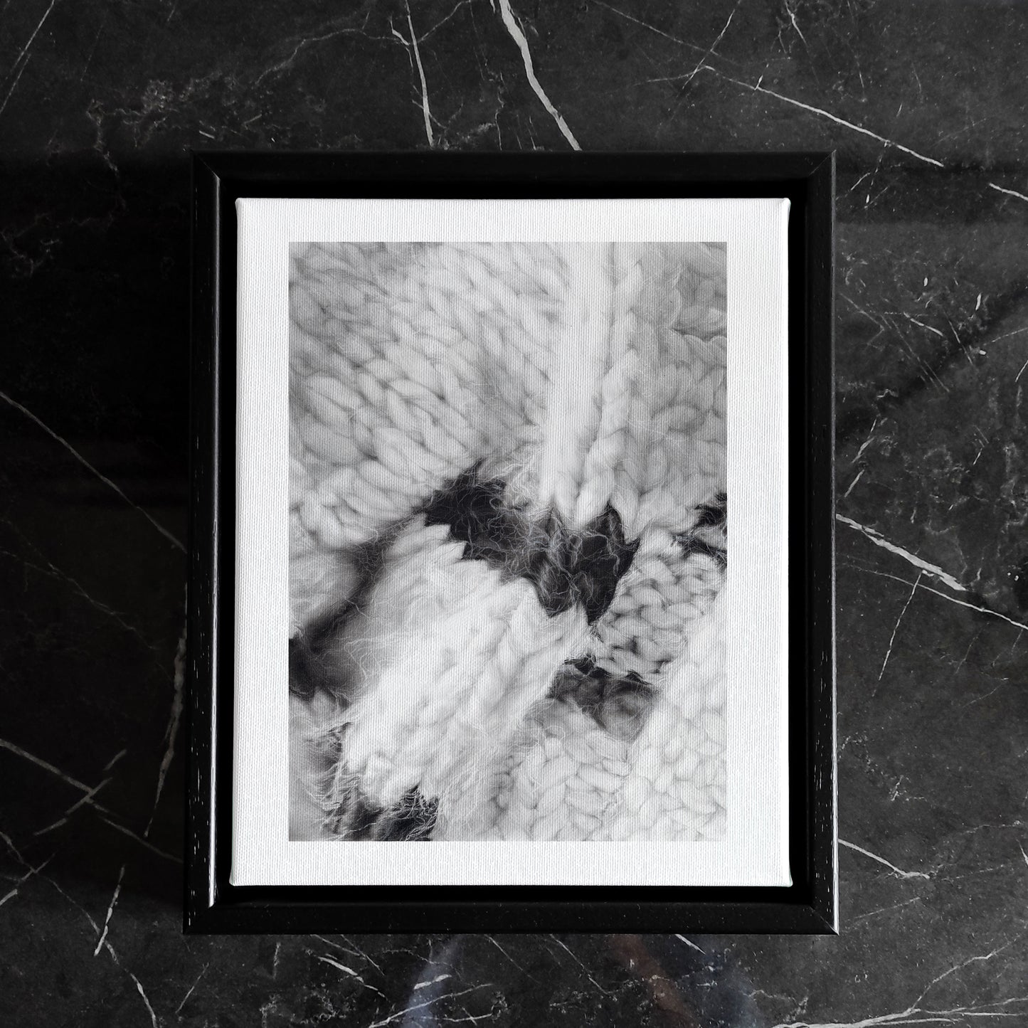 The Silence of Wool N°002 - Toile encadrée