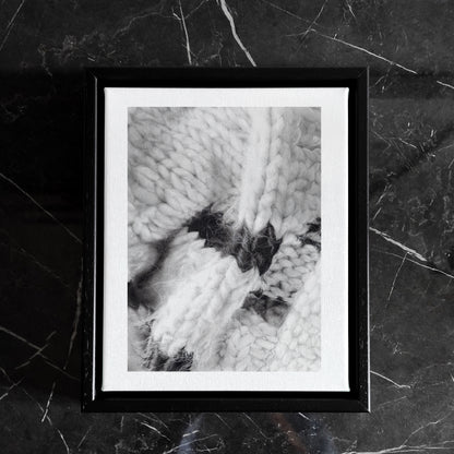 The Silence of Wool N°002 - Toile encadrée