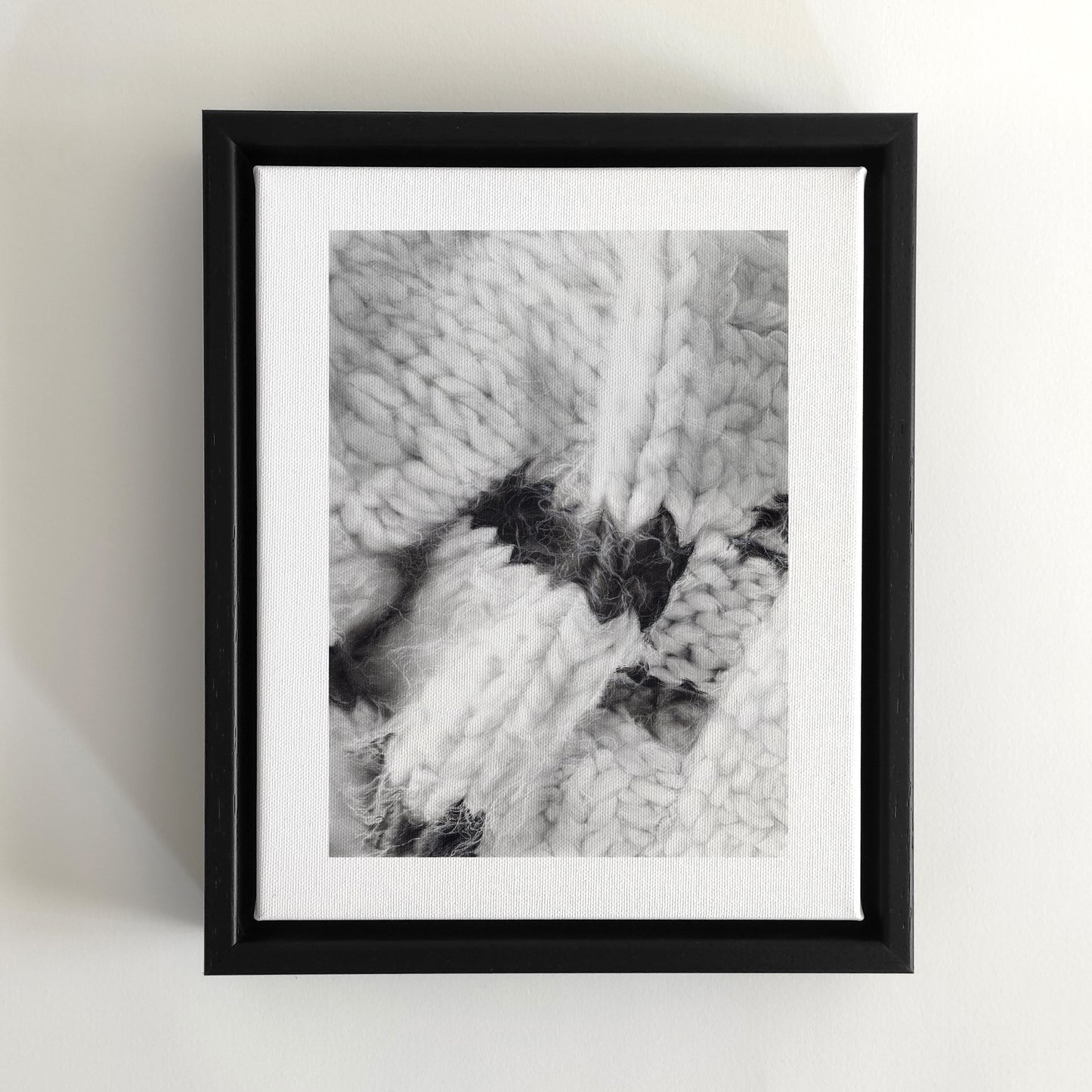 The Silence of Wool N°002 - Toile encadrée