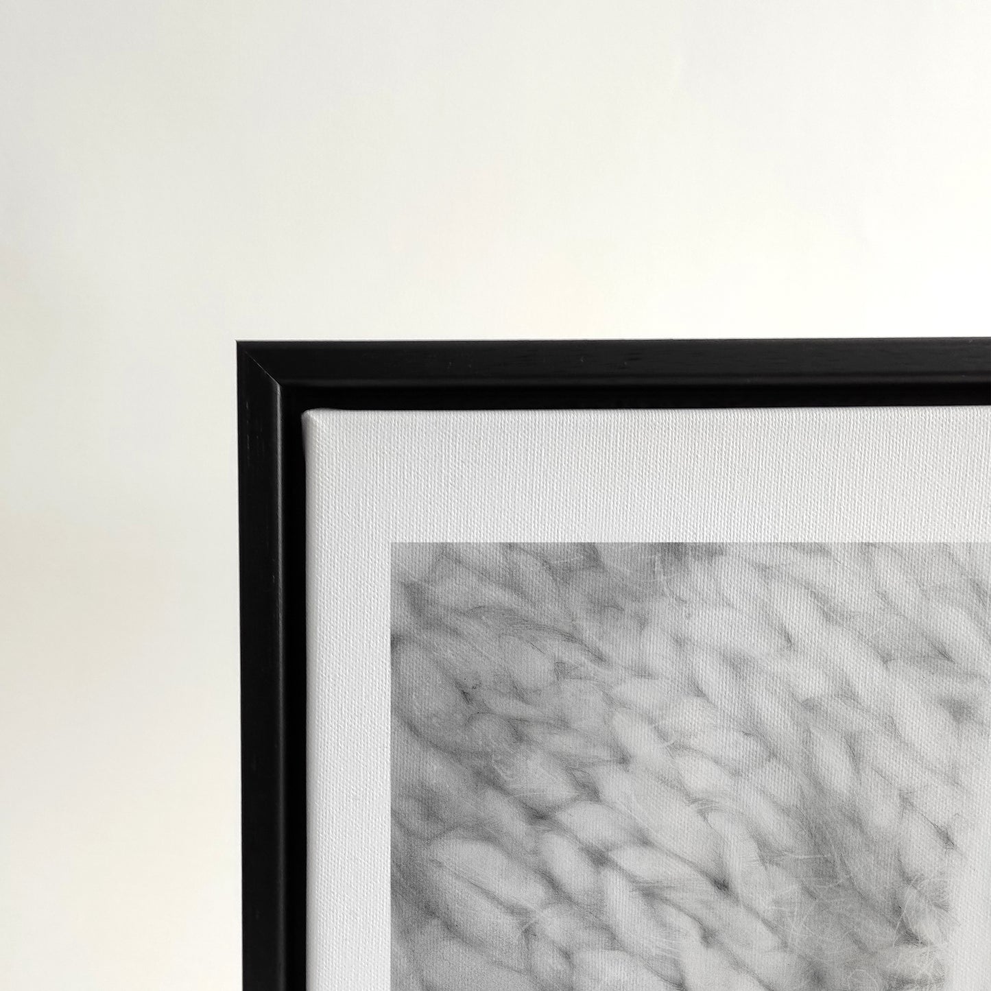 The Silence of Wool N°002 - Toile encadrée