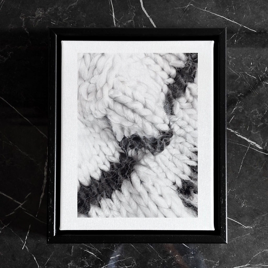 The Silence of Wool N.001 - Framed Canvas - Veronica Colanero