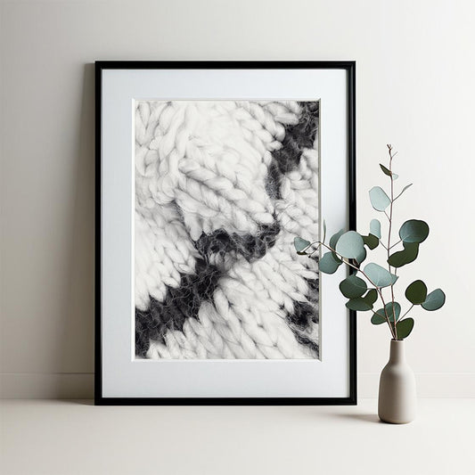 The Silence of Wool N.001 - Giclée Art Print 310 gsm textured paper - Veronica Colanero