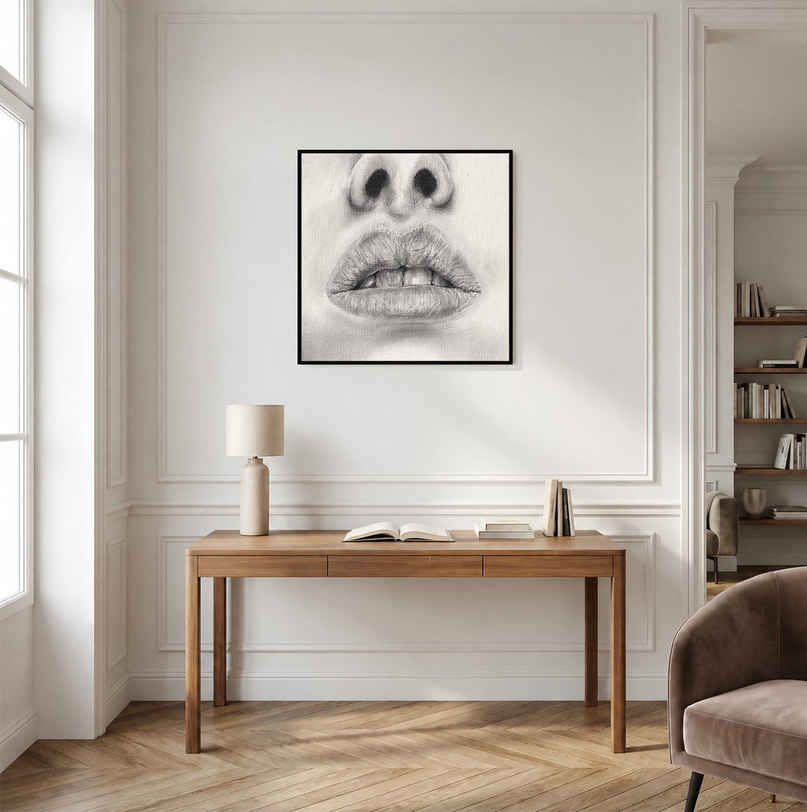Talk to Me 001 - Canvas Print