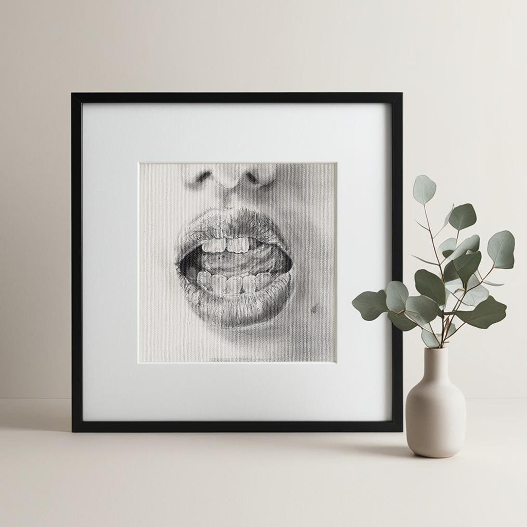 Talk to me N.003 - Giclée Art Print 308 gsm cotton paper