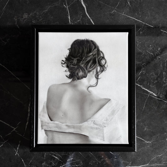 White (2026) – Framed Canvas Print