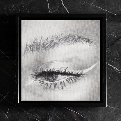Look at Me 001 - Canvas Print