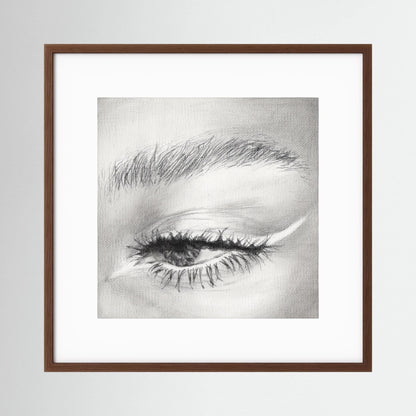 Look at Me 001 - Framed Art Print
