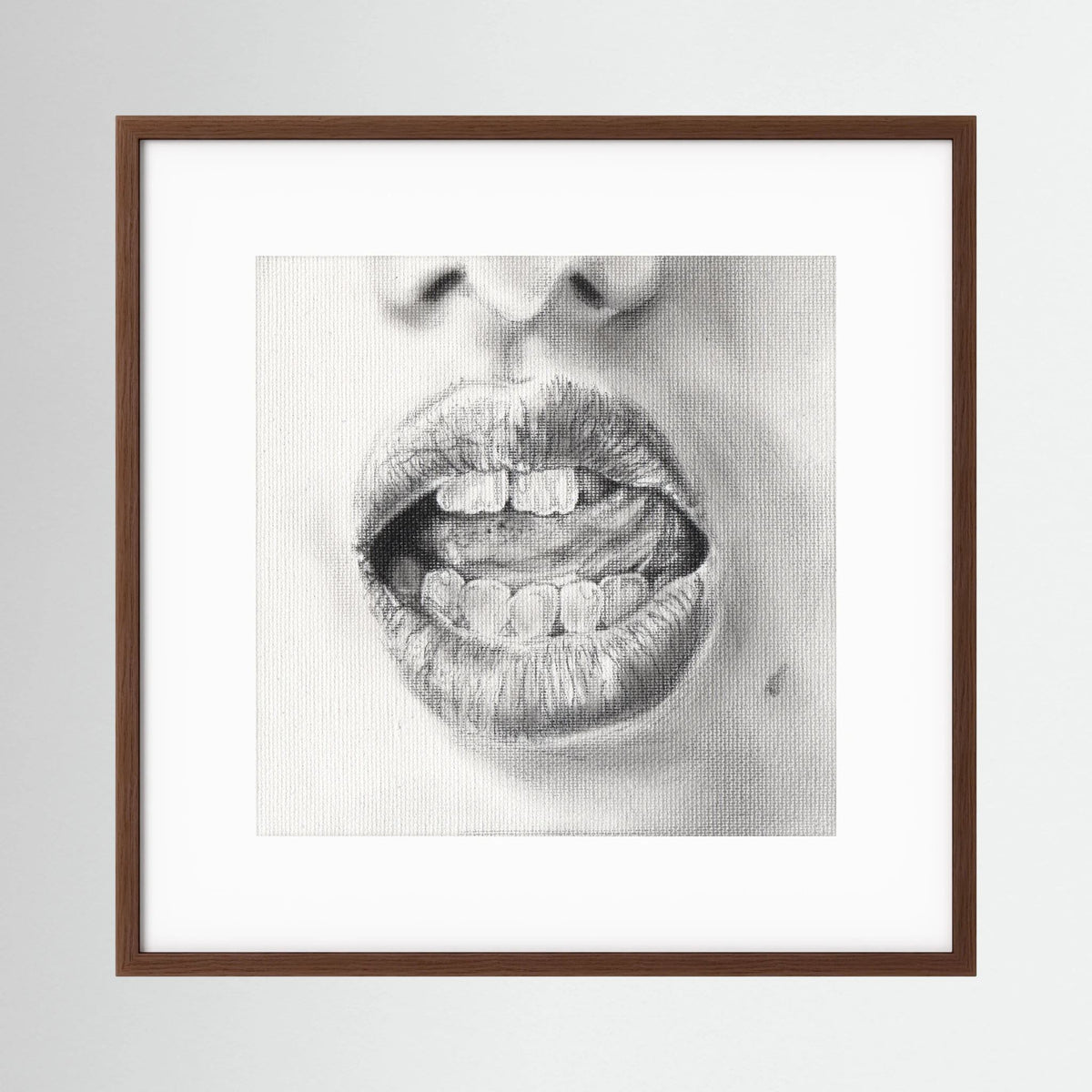 Talk to Me 003 - Framed Art Print