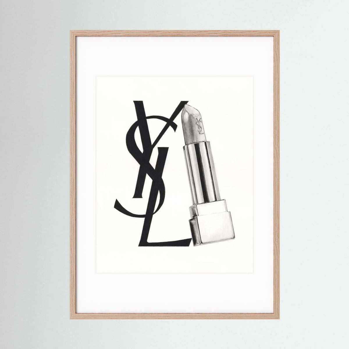 Monochrome Luxury 003 - Framed Art Print