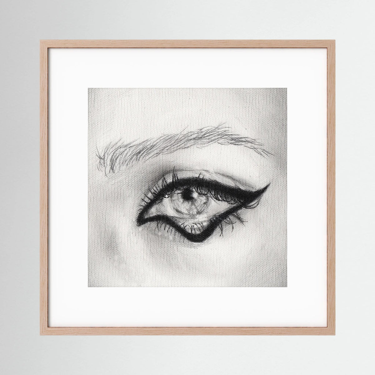 Look at Me 003 - Framed Art Print