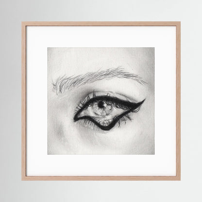 Look at Me 003 - Framed Art Print