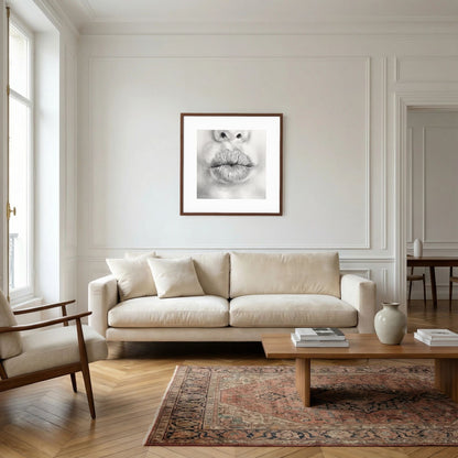 Talk to Me 002 - Framed Art Print