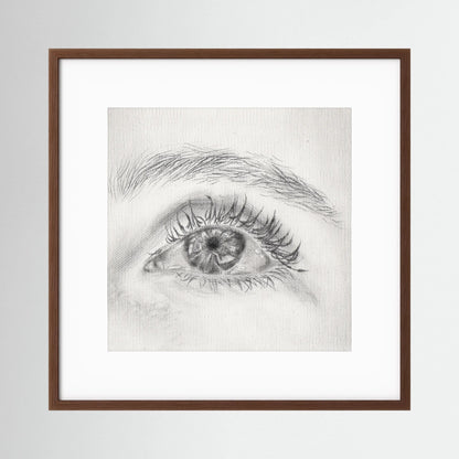 Look at Me 002 - Framed Art Print