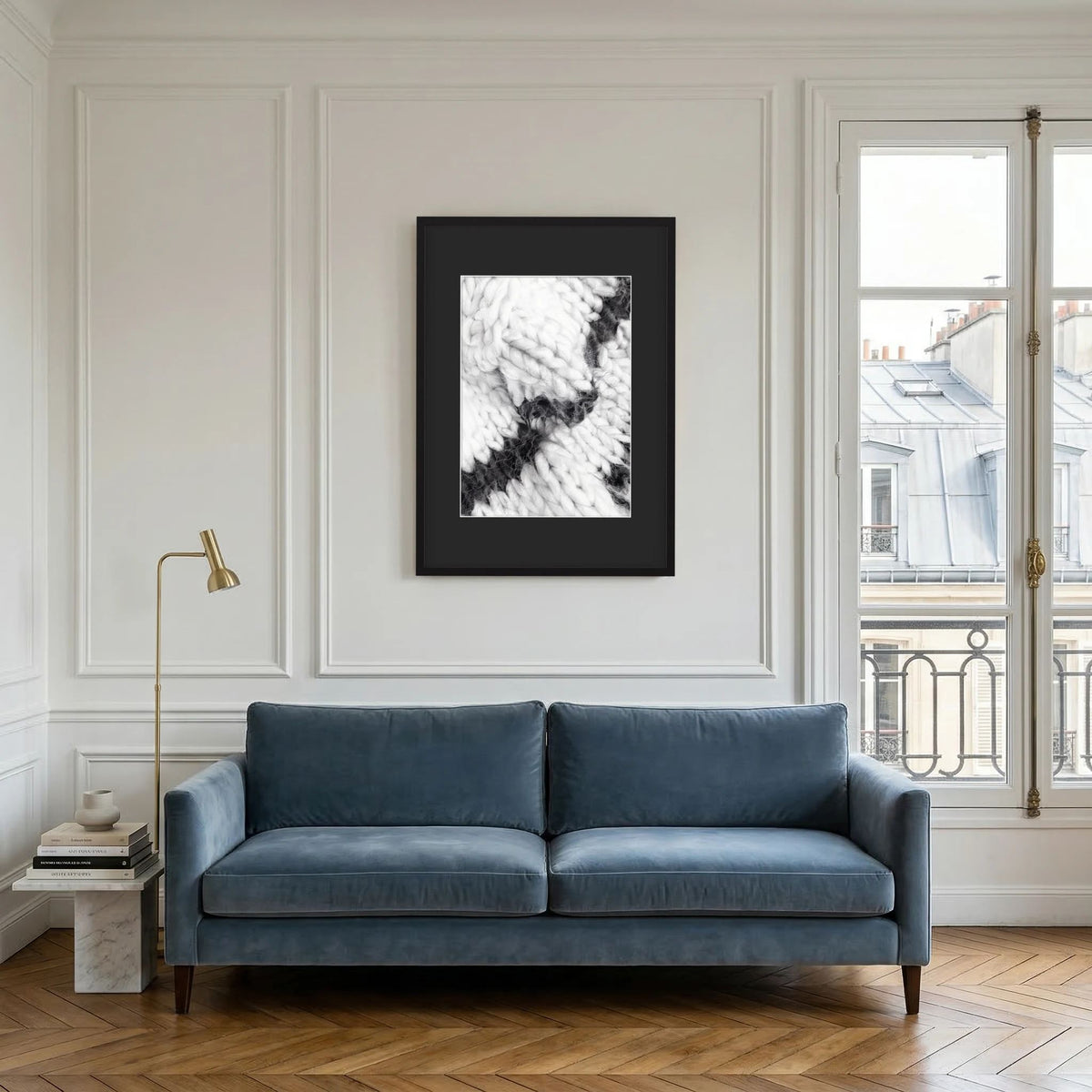 The Silence of Wool  N.001 - Framed Art Print
