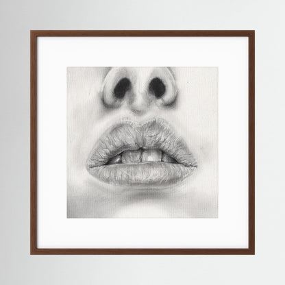 Talk to Me 001 - Framed Art Print