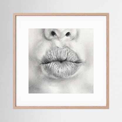 Talk to Me 002 - Framed Art Print