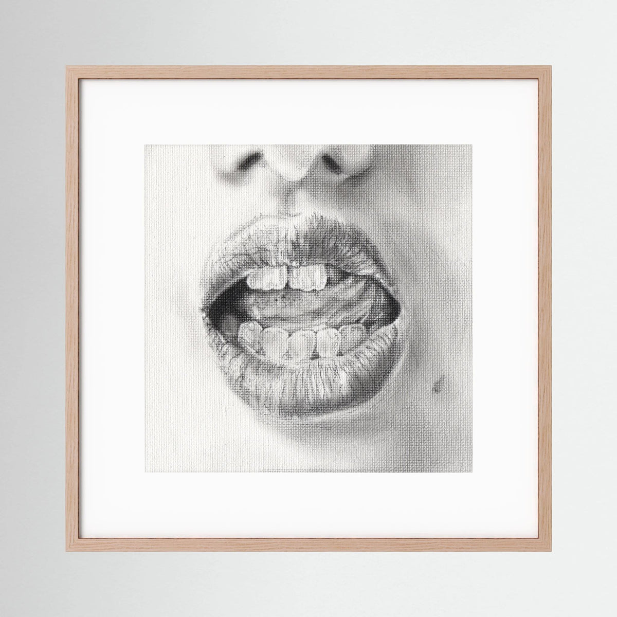 Talk to Me 003 - Framed Art Print