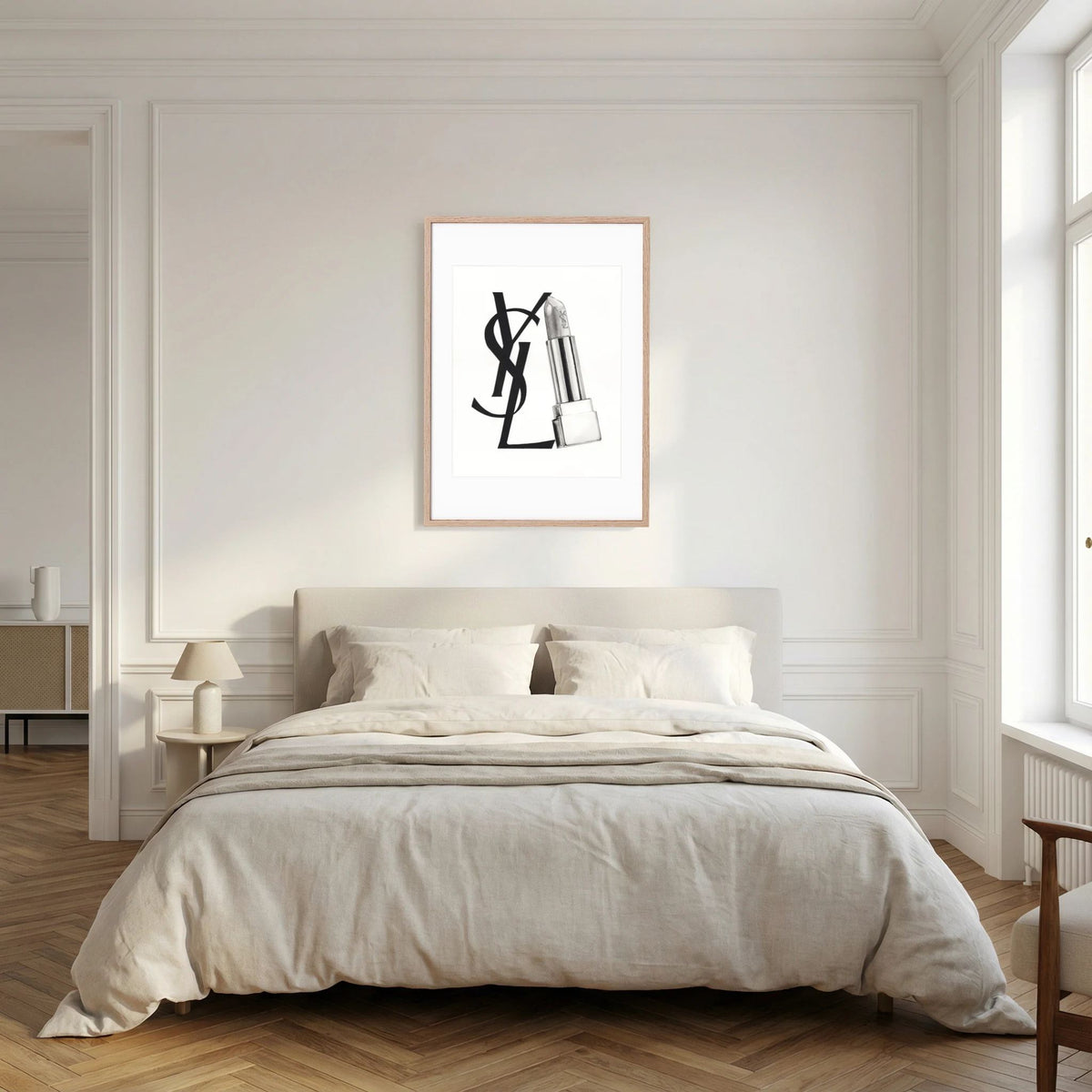 Monochrome Luxury 003 - Framed Art Print