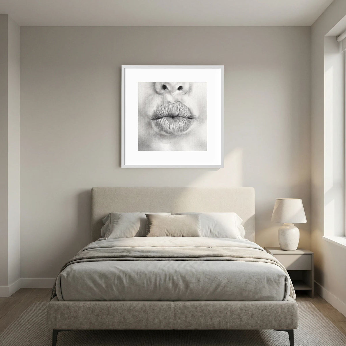 Talk to Me 002 - Framed Art Print