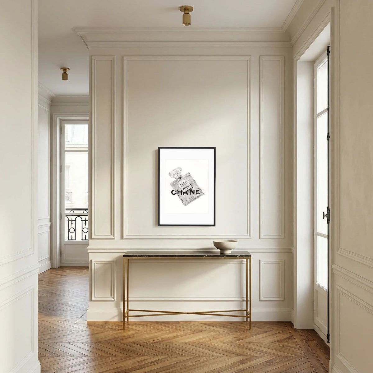 Monochrome Luxury 001 - Framed Art Print