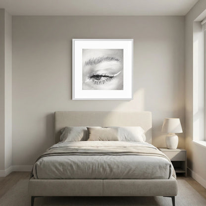 Look at Me 001 - Framed Art Print