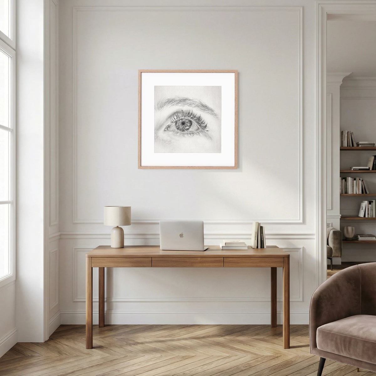 Look at Me 002 - Framed Art Print