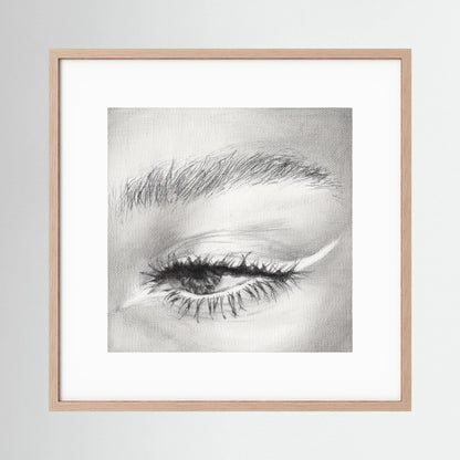 Look at Me 001 - Framed Art Print