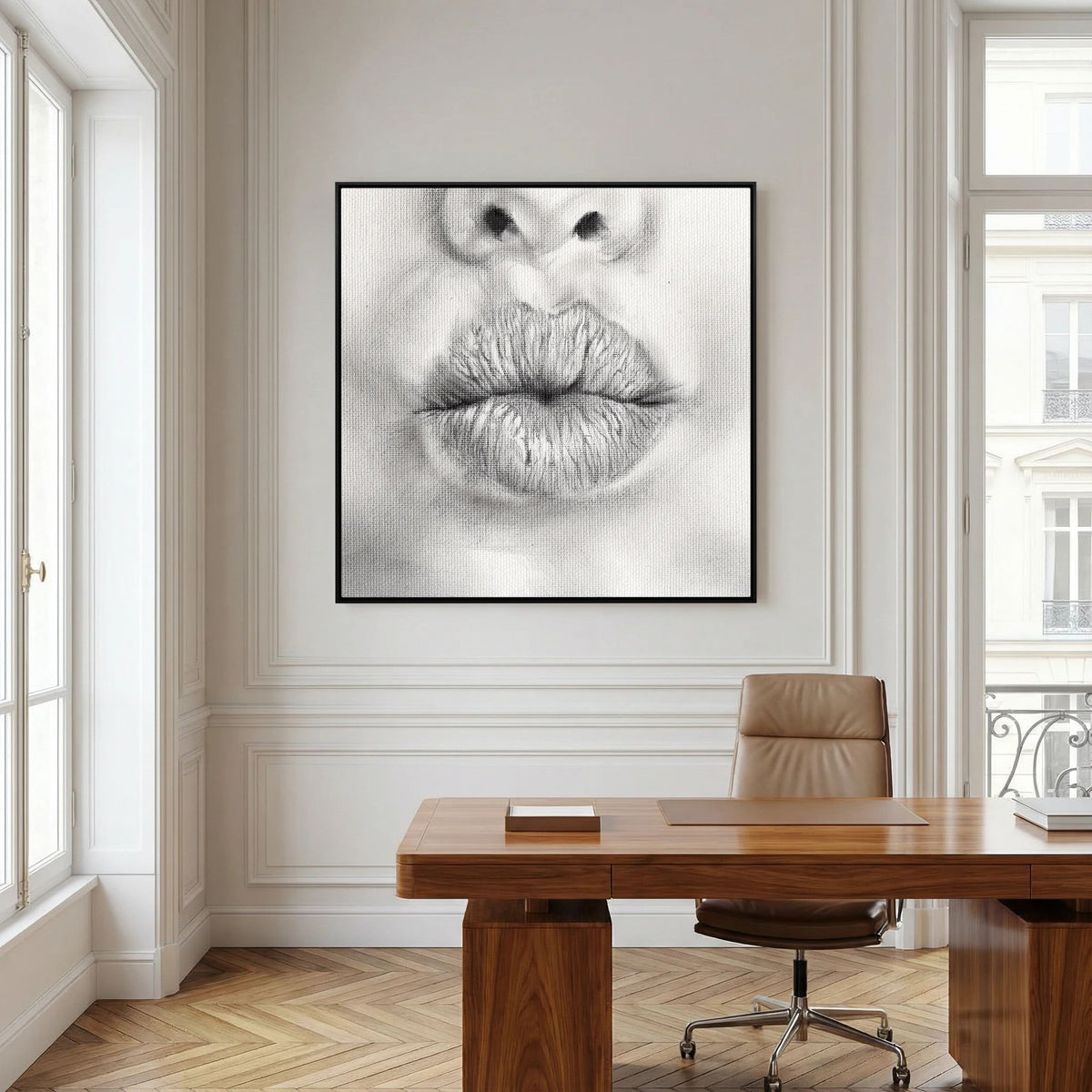 Talk to Me 002 - Canvas Print