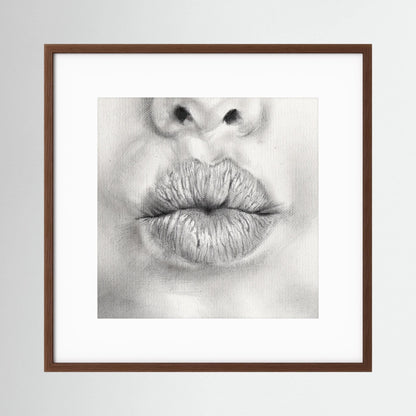 Talk to Me 002 - Framed Art Print