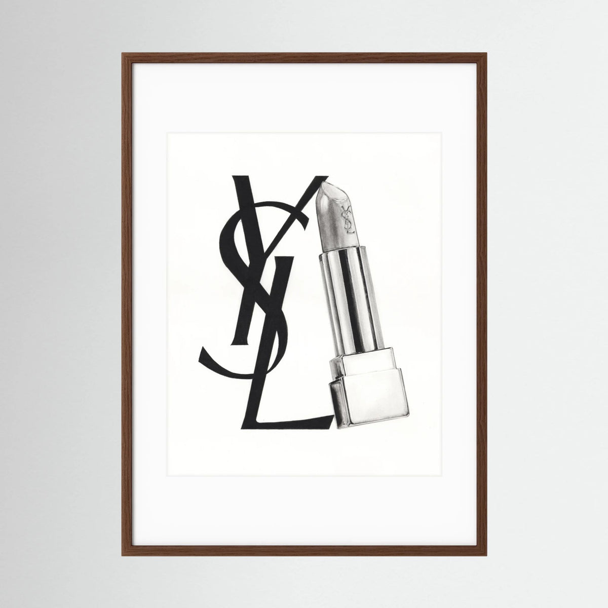 Monochrome Luxury 003 - Framed Art Print