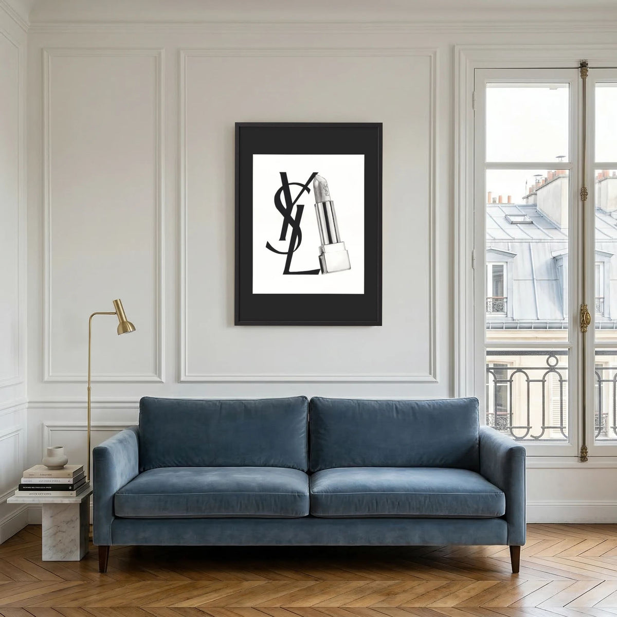 Monochrome Luxury 003 - Framed Art Print