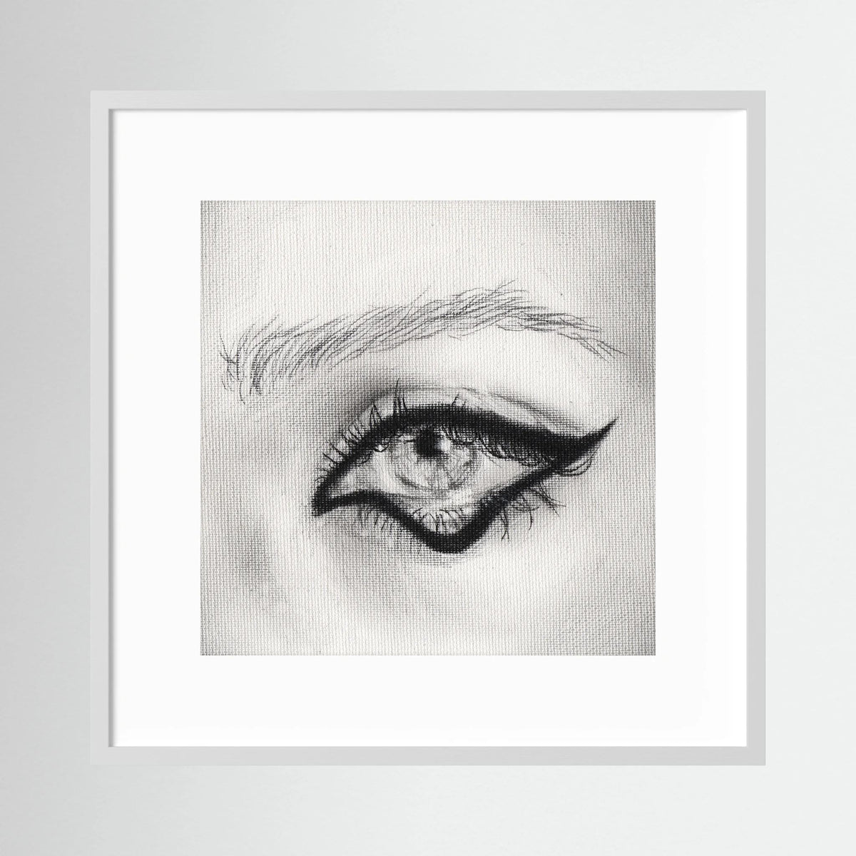 Look at Me 003 - Framed Art Print