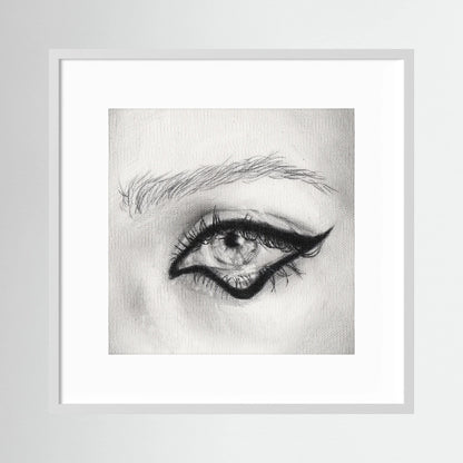 Look at Me 003 - Framed Art Print