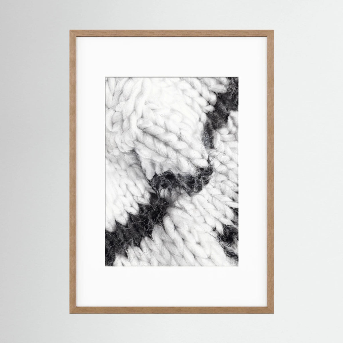 The Silence of Wool  N.001 - Framed Art Print