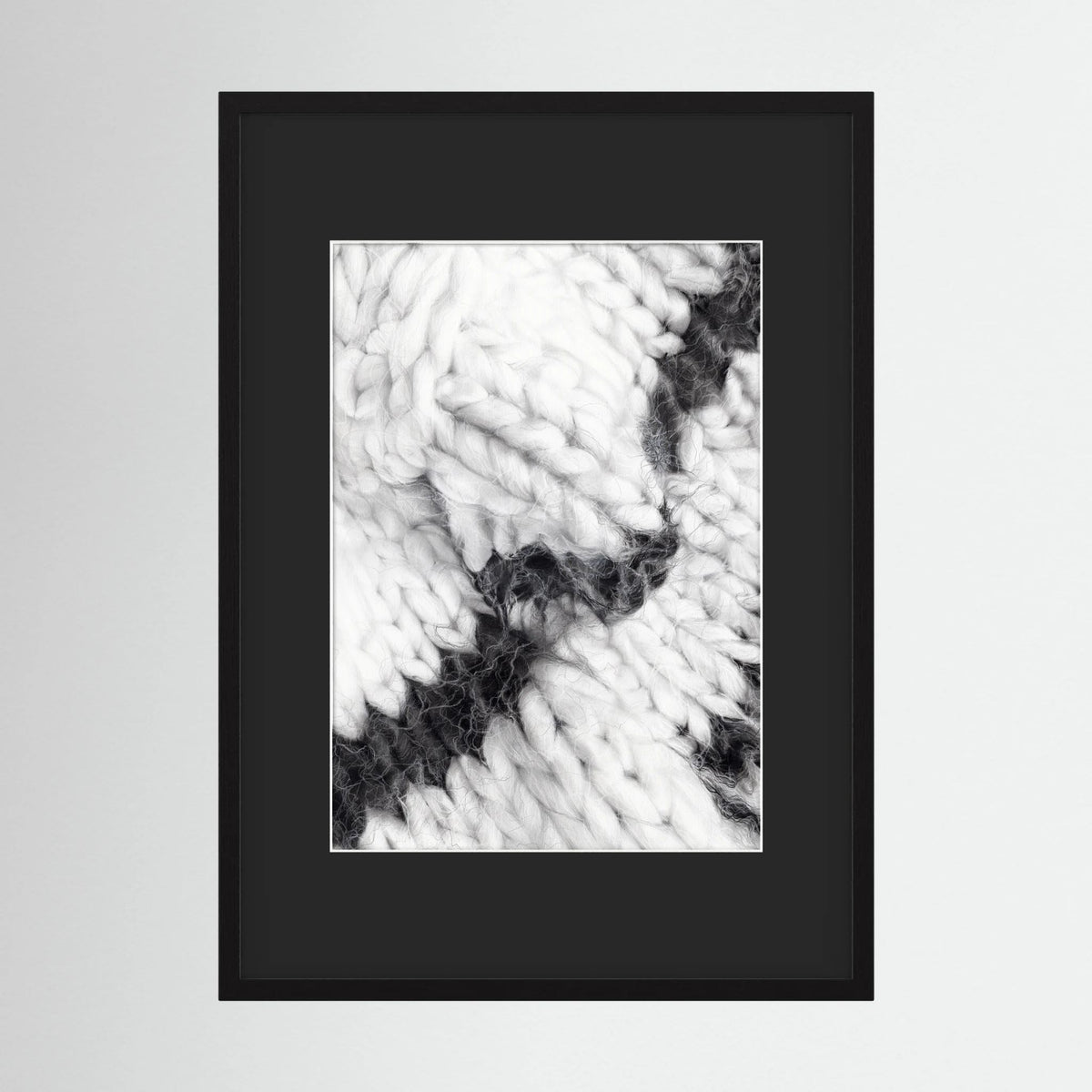 The Silence of Wool  N.001 - Framed Art Print