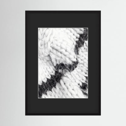 The Silence of Wool  N.001 - Framed Art Print