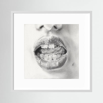 Talk to Me 003 - Framed Art Print
