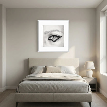Look at Me 003 - Framed Art Print