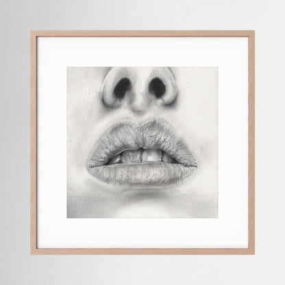 Talk to Me 001 - Framed Art Print