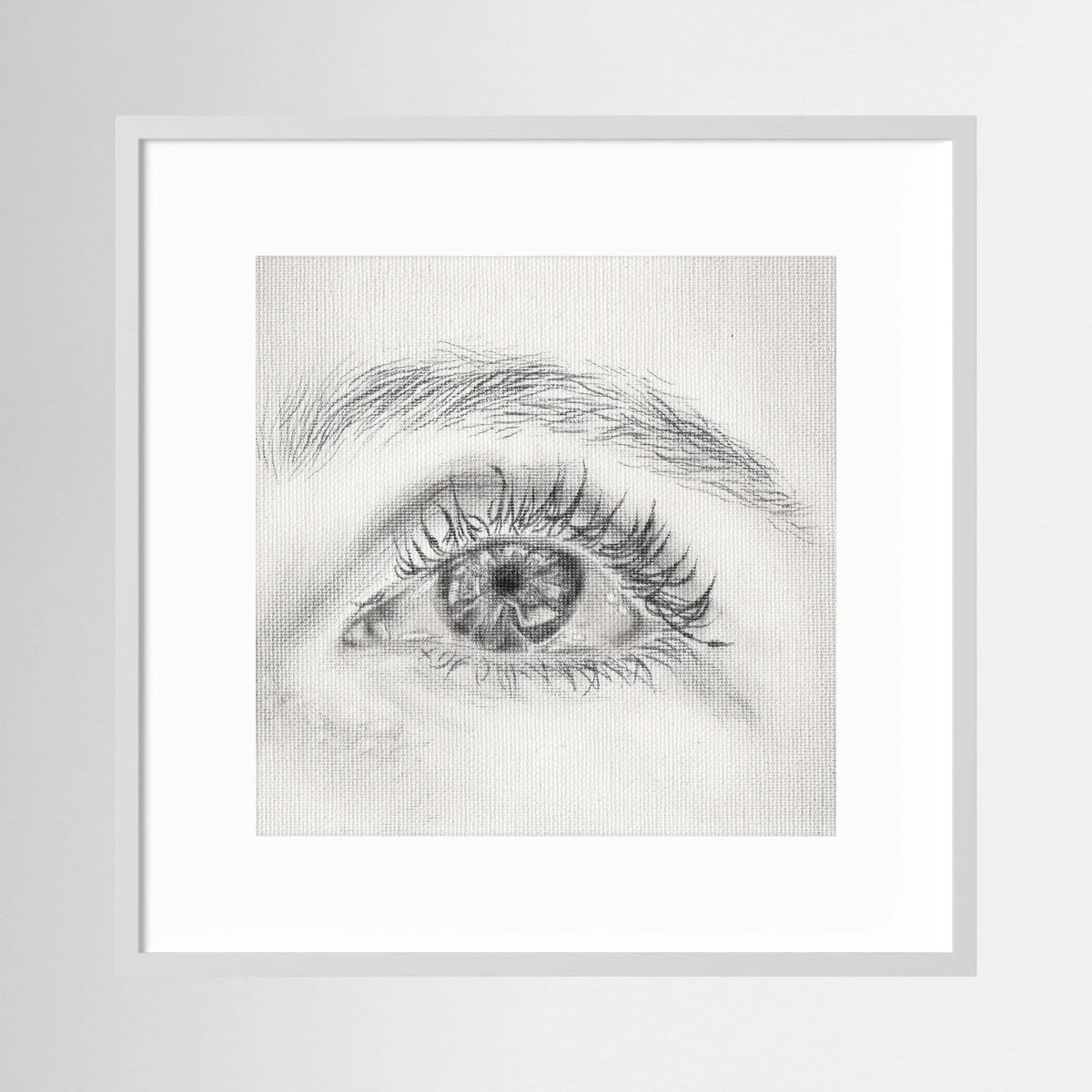 Look at Me 002 - Framed Art Print