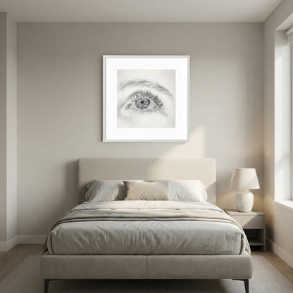 Look at Me 002 - Framed Art Print